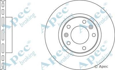 APEC BRAKING dsk728 -  Тормозной диск